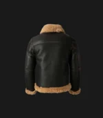 B3 Bomber Battle Shearling Jacket back