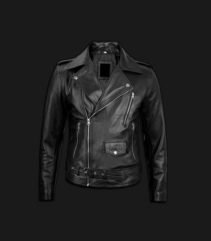 Mens-Black-Asymmetrical-Leather-Jacket-Front
