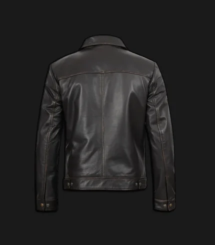 Mens-Distressed-Brown-Leather-Jacket-Back