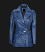 Womens-Blue-Moto-Leather-Jacket-–-Asymmetrical-Biker-Style-with-Belted-Waist-Front