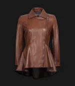 brown coat front