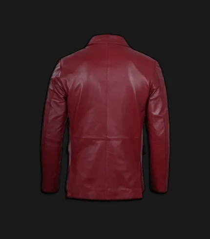 maroon coat back