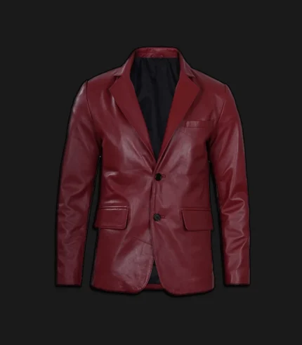 maroon coat front