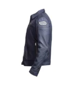 Aaron Paul Need For Speed Blue Leather Jacket