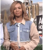Zuri Hall Two-Tone Trench Coat